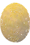 —Pngtree—a golden fingerprint pattern on_20348613